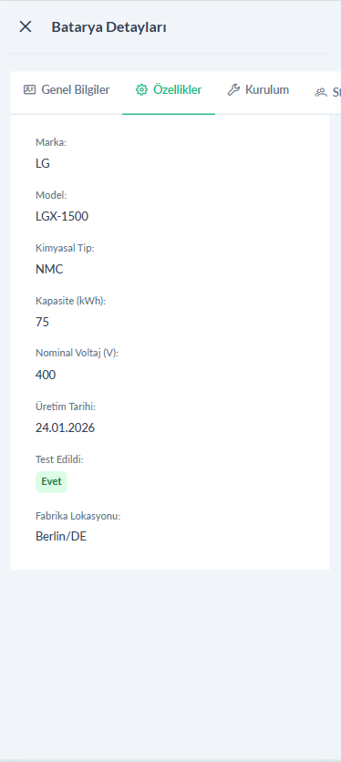 BATRIX Battery Detail Page 2 - Mobile